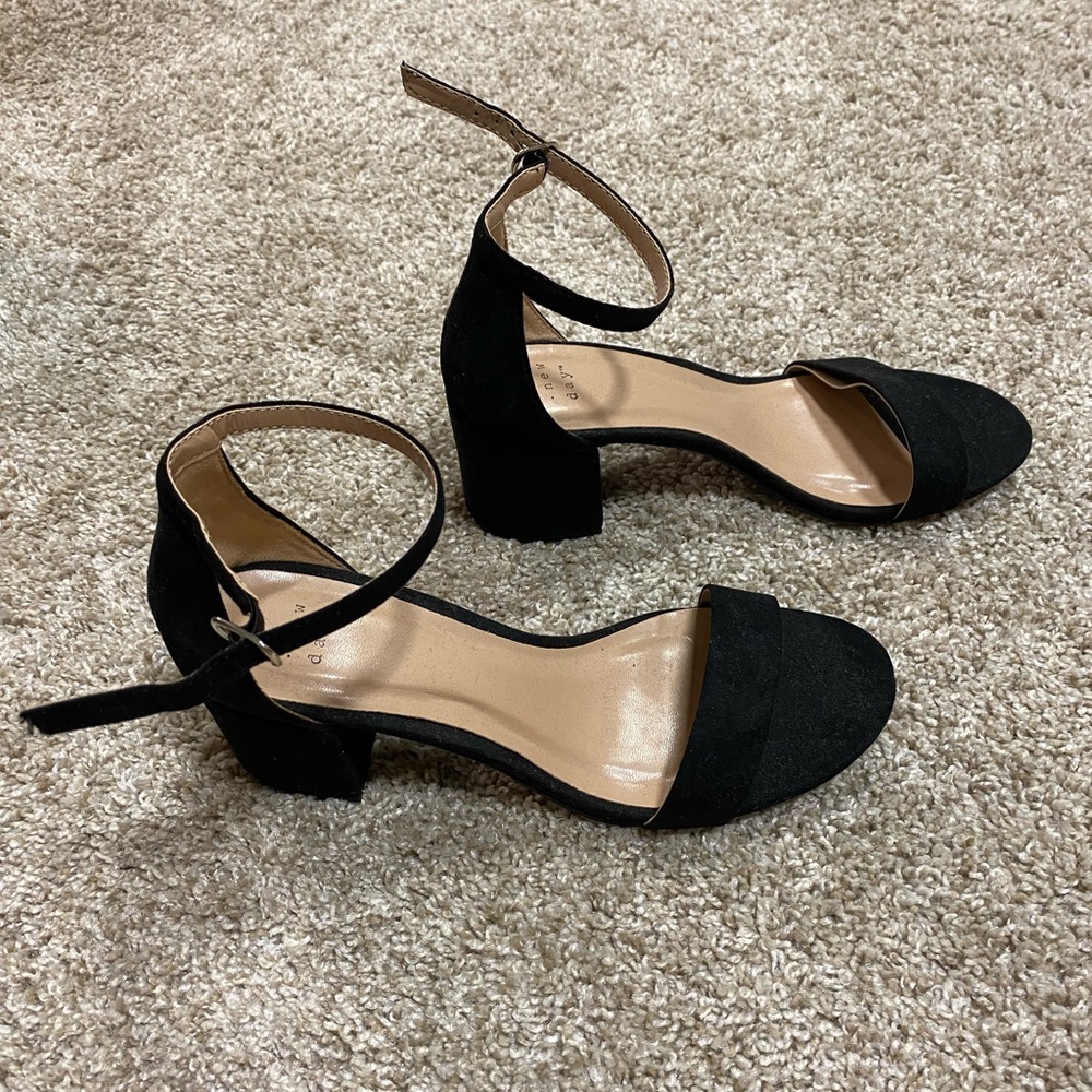 Black heels